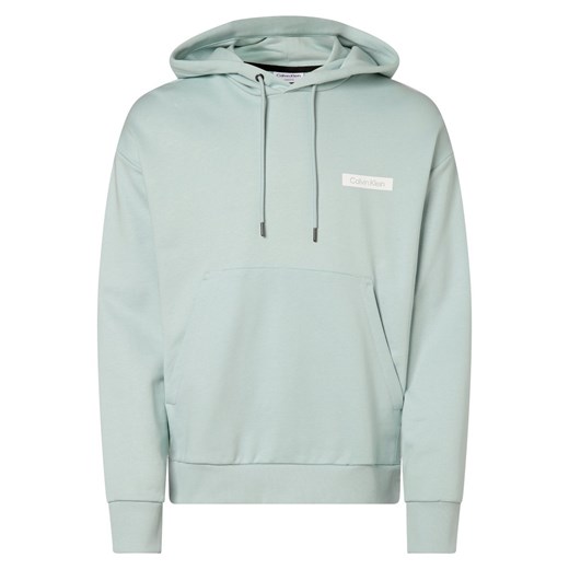 Calvin Klein Męska bluza z kapturem Mężczyźni Bawełna miętowy nadruk Calvin Klein XL vangraaf