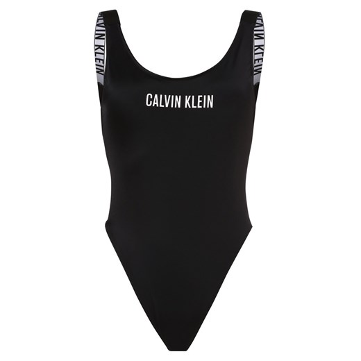 Calvin Klein Damski strój kąpielowy Kobiety czarny nadruk ze sklepu vangraaf w kategorii Stroje kąpielowe - zdjęcie 152700572