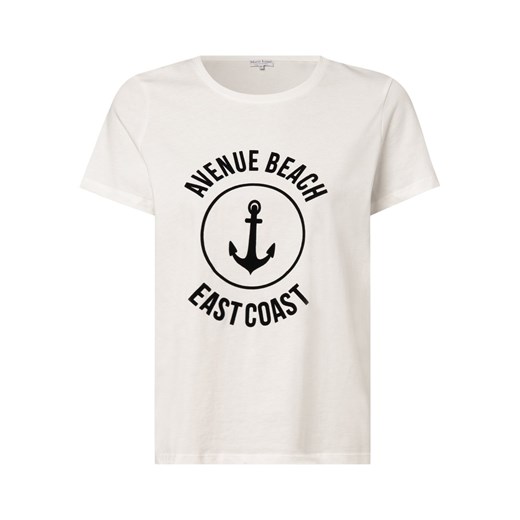 Marie Lund T-shirt damski Kobiety Bawełna écru nadruk ze sklepu vangraaf w kategorii Bluzki damskie - zdjęcie 152701613