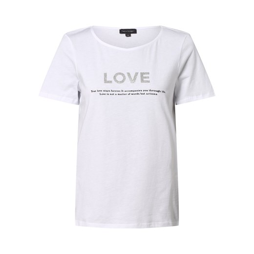 Franco Callegari T-shirt damski Kobiety Bawełna biały nadruk ze sklepu vangraaf w kategorii Bluzki damskie - zdjęcie 152701681