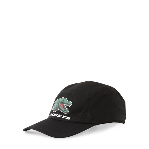 Lacoste Męska czapka z daszkiem Mężczyźni czarny nadruk Lacoste ONE SIZE vangraaf