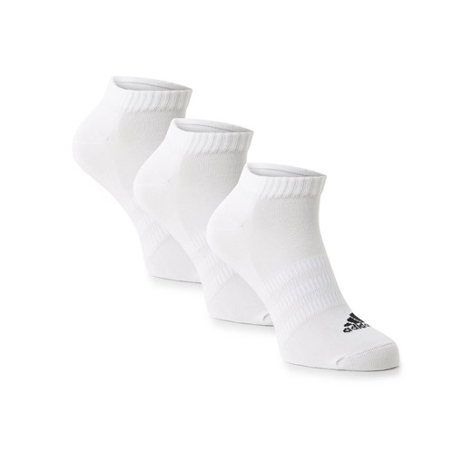 adidas Sportswear Damskie skarpety do obuwia sportowego pakowane po 3 szt. Kobiety Bawełna biały jednolity ze sklepu vangraaf w kategorii Skarpetki damskie - zdjęcie 152703072