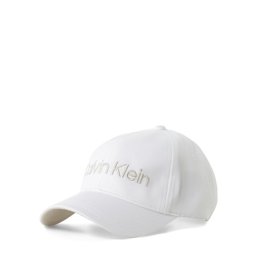 Calvin Klein Damska czapka z daszkiem Kobiety Bawełna biały jednolity Calvin Klein ONE SIZE vangraaf
