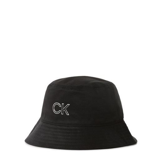 Calvin Klein Damski bucket hat Kobiety Sztuczne włókno czarny jednolity ze sklepu vangraaf w kategorii Kapelusze damskie - zdjęcie 152703340