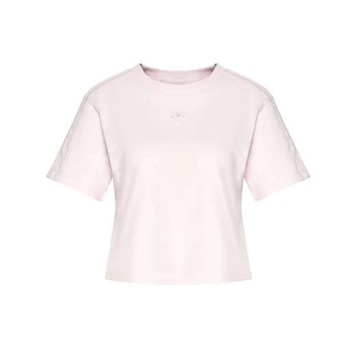 adidas T-Shirt Tennis Luxure Cropped H56453 Różowy Cropped Fit 30 MODIVO