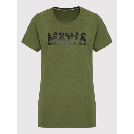 LaBellaMafia T-Shirt 21691 Zielony Regular Fit Labellamafia M MODIVO