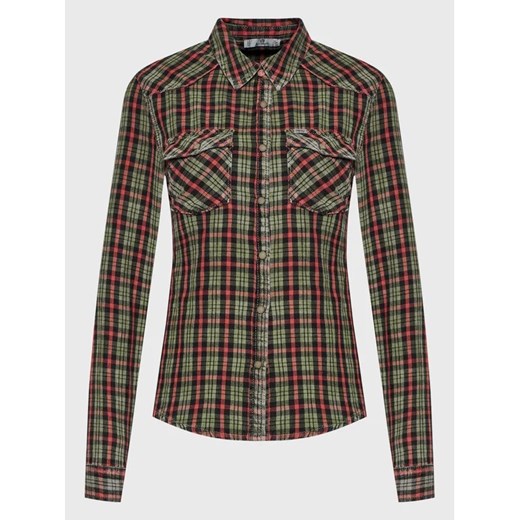LTB Koszula Lucinda 60474 15279 Zielony Slim Fit XS MODIVO