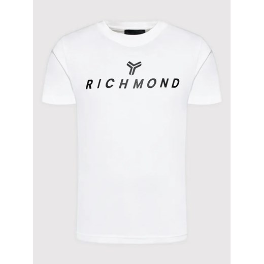 John Richmond T-Shirt UMA22103TS Biały Regular Fit John Richmond XL MODIVO