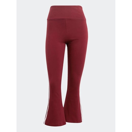 adidas Legginsy Adicolor Classics 3-Stripes 7/8 Flare Leggings IC5509 Czerwony XS MODIVO