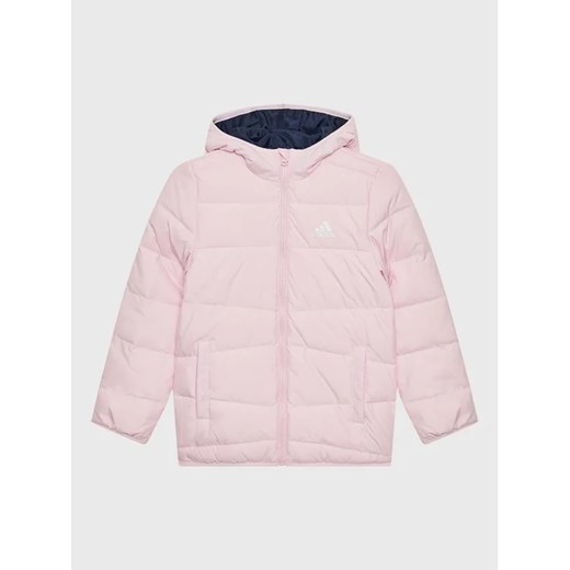 adidas Kurtka puchowa Frosty Winter HM5237 Różowy Regular Fit 8_9Y MODIVO