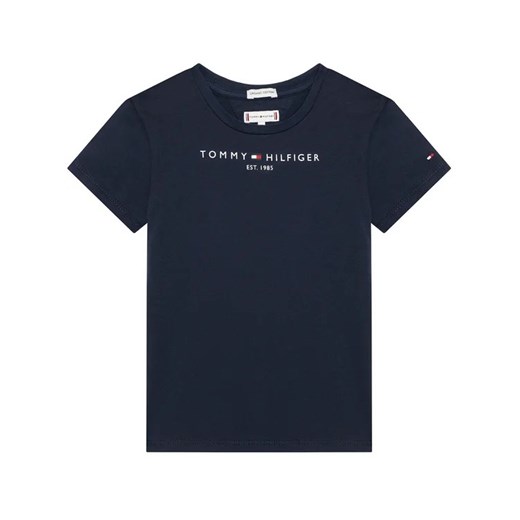 Tommy Hilfiger T-Shirt Essential KG0KG05242 M Granatowy Regular Fit Tommy Hilfiger 6Y okazyjna cena MODIVO