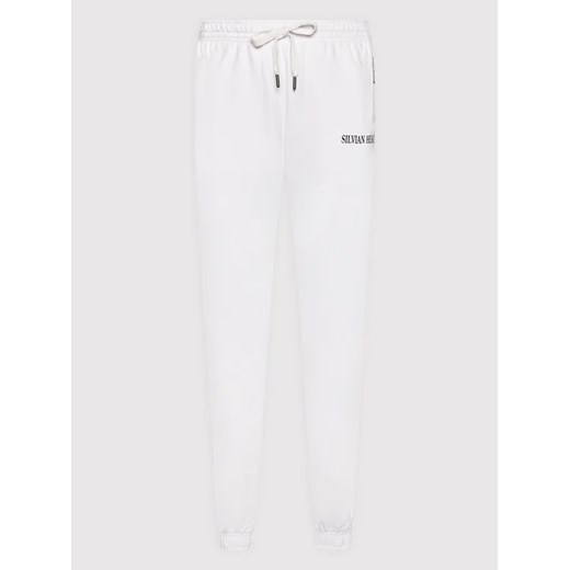 Silvian Heach Spodnie dresowe Carracosta PGP22399PA Biały Regular Fit M MODIVO