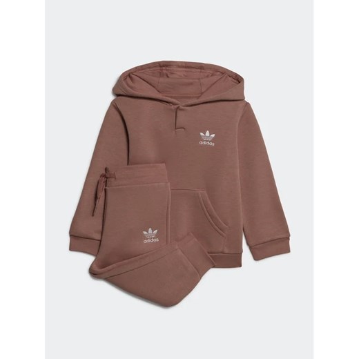 adidas Dres Adicolor Hoodie Set IC9110 Brązowy Regular Fit 18_24M MODIVO