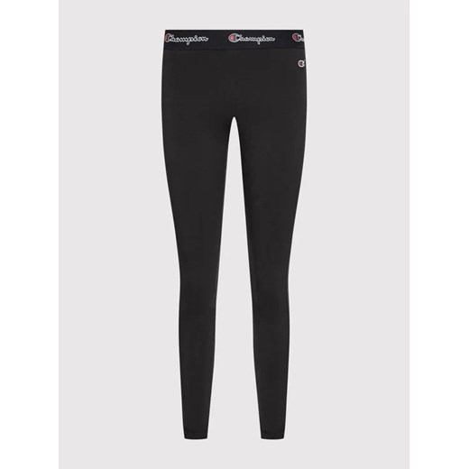 Champion Legginsy Script Logo 114561 Czarny Athletic Fit Champion S MODIVO
