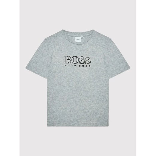 Boss T-Shirt J25N30 S Szary Regular Fit 8Y MODIVO