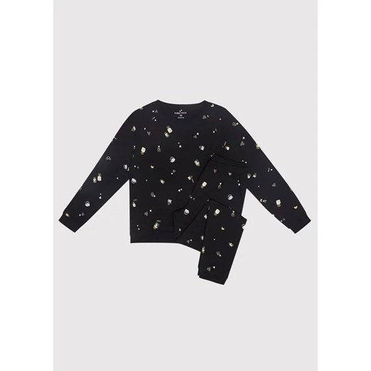 Esotiq Piżama Francy 39298 Czarny Regular Fit Esotiq L wyprzedaż MODIVO
