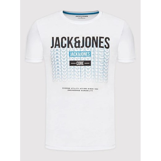 Jack&Jones T-Shirt Cyber 12200225 Biały Regular Fit S MODIVO