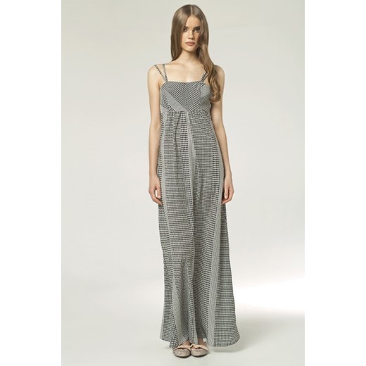 Sukienka Maxi Line - Print pandzior-pl-new-vogue szary maxi