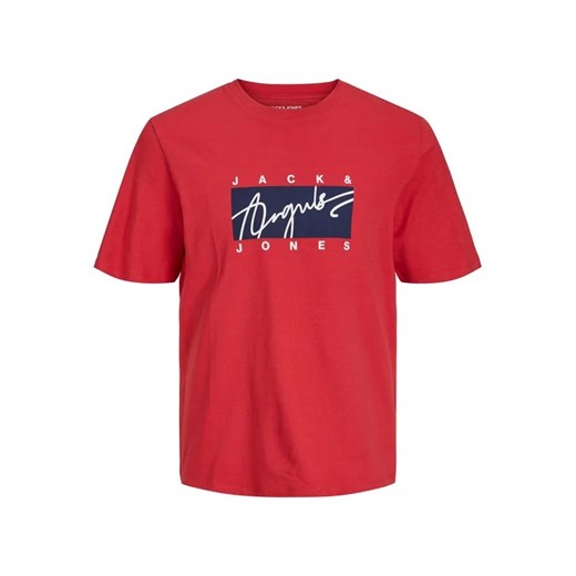 Jack&Jones T-Shirt 12228254 Czerwony Standard Fit L MODIVO