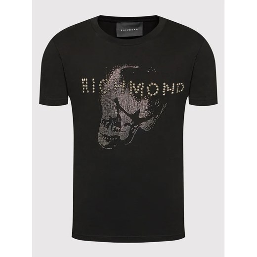 John Richmond T-Shirt Boeing RMA21175TS Czarny Regular Fit John Richmond L MODIVO okazja