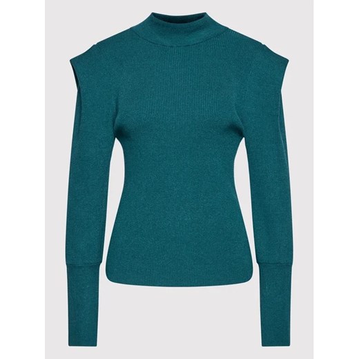 Vila Sweter Sygga 14072665 Zielony Slim Fit Vila S MODIVO