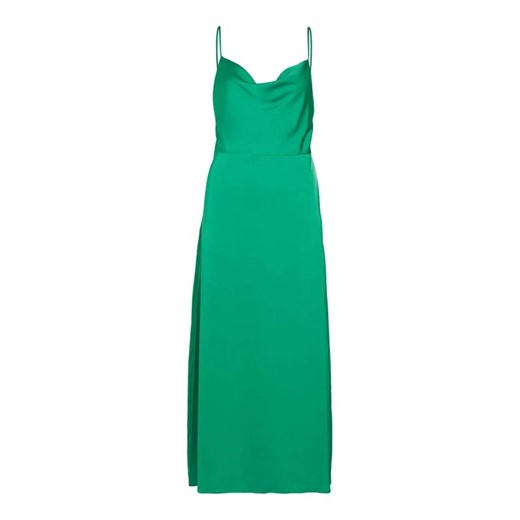 Sukienka Vila na sylwestra zielona w serek 