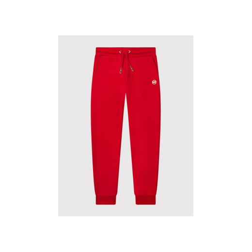 MICHAEL KORS KIDS Spodnie dresowe R14127 M Czerwony Regular Fit Michael Kors Kids 5A okazyjna cena MODIVO