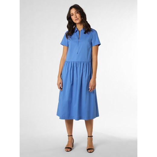 JOOP! Sukienka damska Kobiety Bawełna niebieski jednolity ze sklepu vangraaf w kategorii Sukienki - zdjęcie 152884661