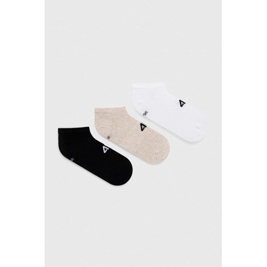 4F skarpetki 3-pack damskie kolor beżowy 35/38 ANSWEAR.com