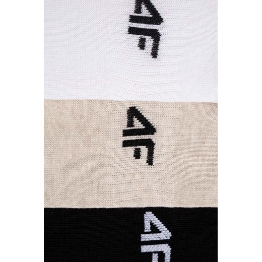 4F skarpetki 3-pack damskie kolor beżowy 39/42 ANSWEAR.com