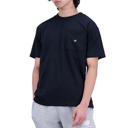 Koszulka New Balance MT31542BK - czarna ze sklepu streetstyle24.pl w kategorii T-shirty męskie - zdjęcie 152891934