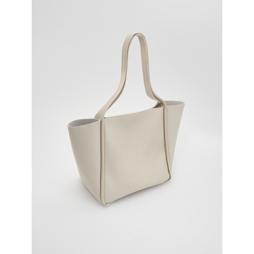 Reserved - Torba shopper - Kremowy Reserved ONE SIZE Reserved
