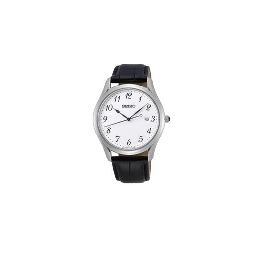 Seiko Zegarek Neo Classic SUR303P1 Czarny Seiko uniwersalny MODIVO