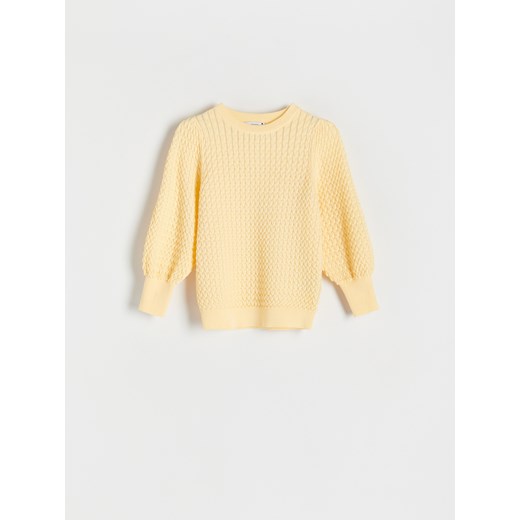 Reserved - Bluzka z wiskozy - Żółty Reserved S Reserved