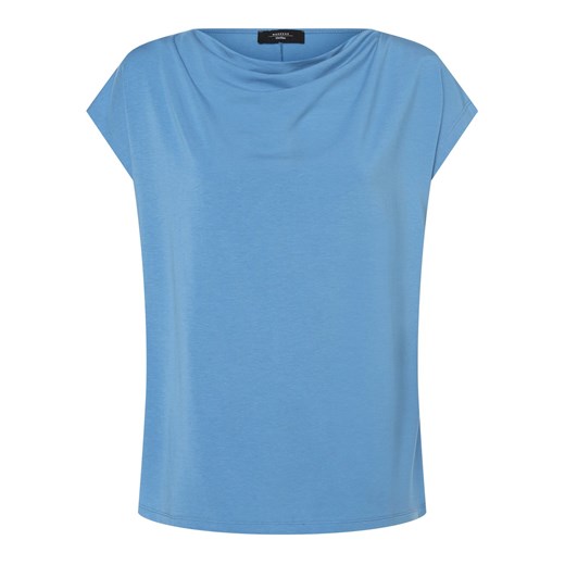 Max Mara Weekend Koszulka damska Kobiety Sztuczne włókno niebieski jednolity ze sklepu vangraaf w kategorii Bluzki damskie - zdjęcie 152913212