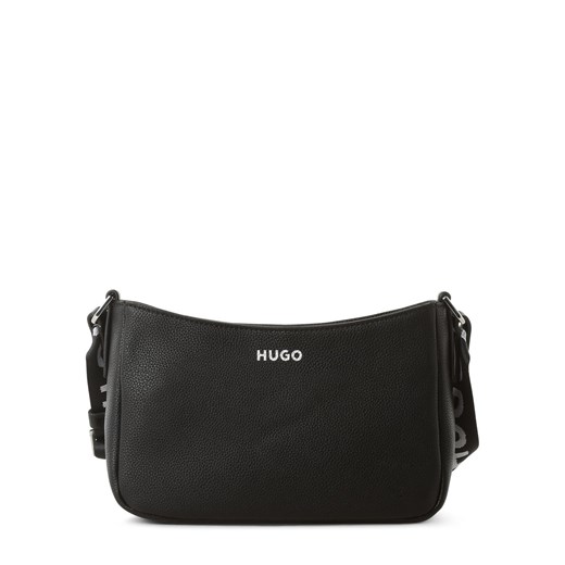 HUGO Damska torba na ramię – Bel Kobiety Sztuczna skóra czarny jednolity ONE SIZE vangraaf