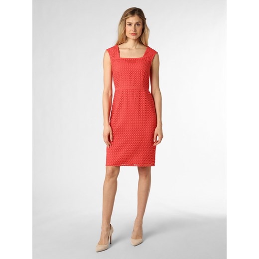 s.Oliver BLACK LABEL Sukienka damska Kobiety Sztuczne włókno czerwony jednolity ze sklepu vangraaf w kategorii Sukienki - zdjęcie 152913331