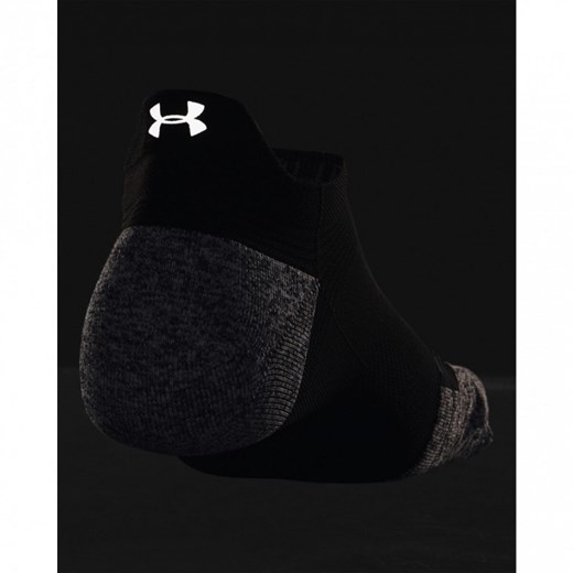 Skarpetki do biegania uniseks Under Armour UA AD Run Cushion 1pk NS Tab - czarne ze sklepu Sportstylestory.com w kategorii Skarpetki damskie - zdjęcie 152918870
