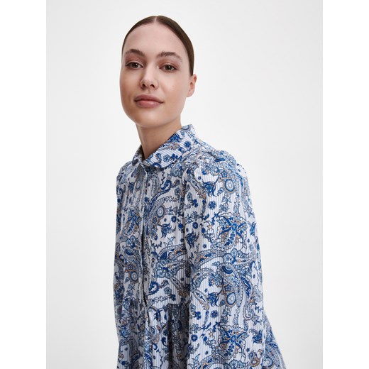 Reserved - Bawełniana bluzka - Niebieski Reserved 40 Reserved