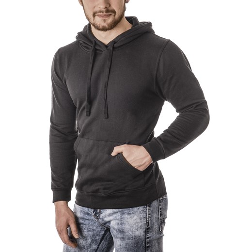Męska fajna bluza SG1 - czarna ze sklepu Risardi w kategorii Bluzy męskie - zdjęcie 152937922