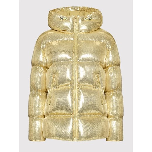 Pinko Kurtka puchowa Chachacha 1G16LJ Y76A Złoty Regular Fit Pinko S MODIVO