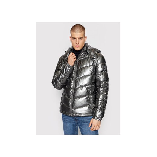 Guess Kurtka puchowa M1BL25 WEA20 Srebrny Regular Fit Guess M okazyjna cena MODIVO