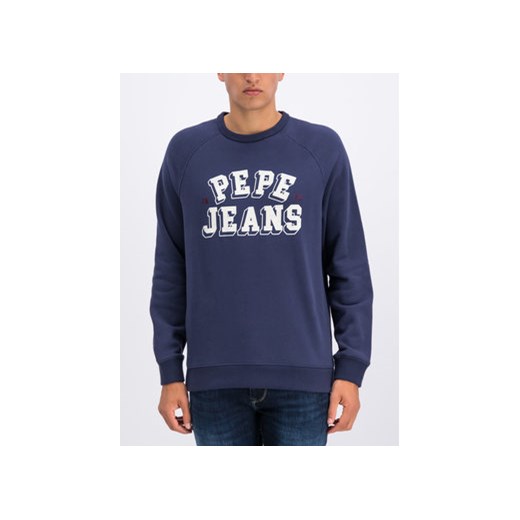 Pepe Jeans Bluza Linus PM581654 Granatowy Regular Fit Pepe Jeans S MODIVO