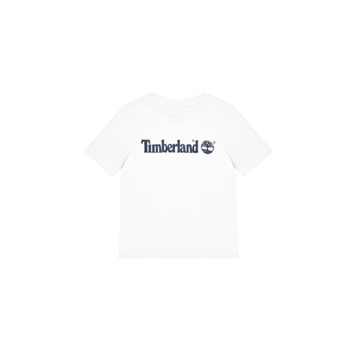 Timberland T-Shirt T25P22 M Biały Regular Fit Timberland 5Y wyprzedaż MODIVO