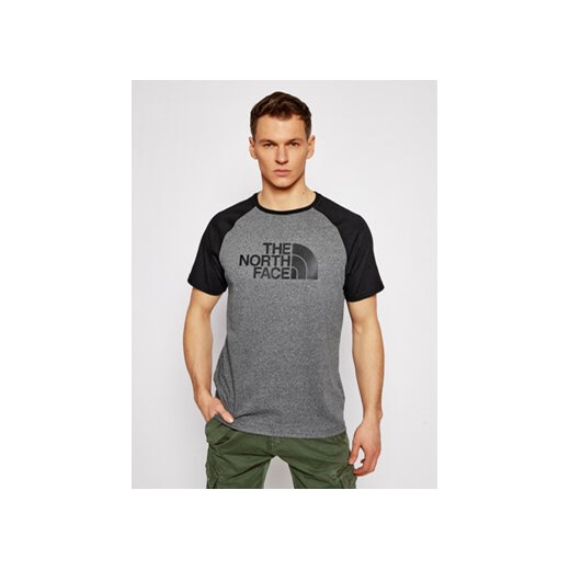 The North Face T-Shirt Raglan Easy Tee NF0A37FV Szary Regular Fit The North Face XXL MODIVO