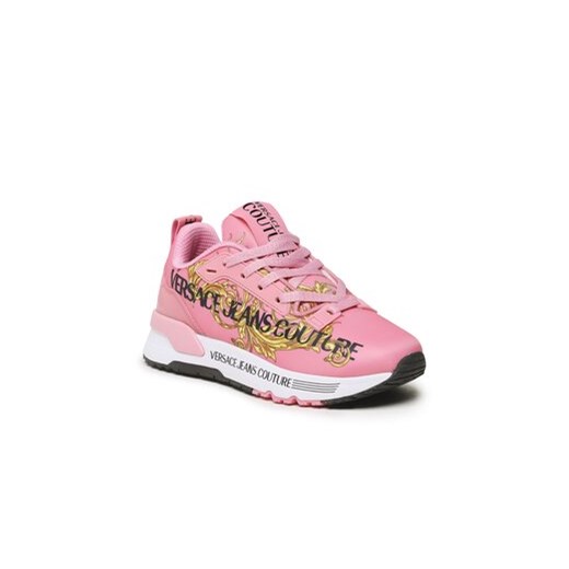 Versace Jeans Couture Sneakersy 73VA3SAA Różowy ze sklepu MODIVO w kategorii Buty sportowe damskie - zdjęcie 152986654