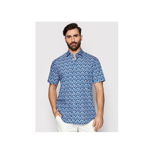 Pierre Cardin Koszula 5200/000/27407 Granatowy Modern Fit Pierre Cardin 40 wyprzedaż MODIVO
