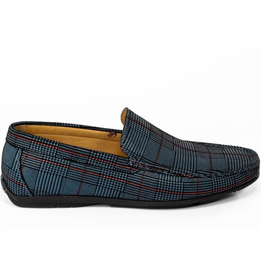 Mokasyny John Doubare 628-H-888 Grey 44 promocja EuroButy.com.pl