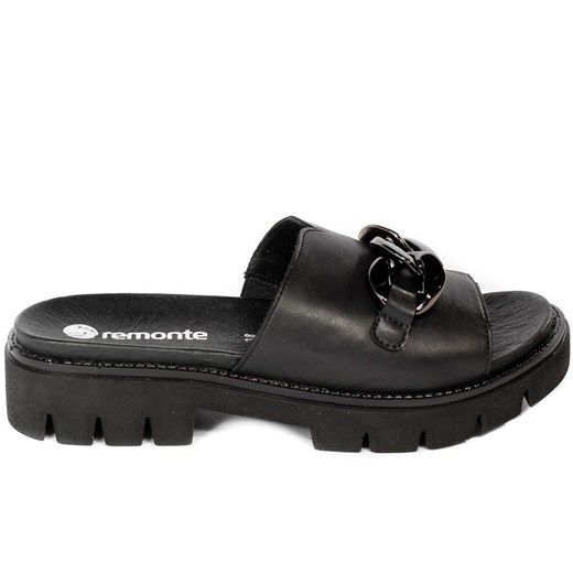 Klapki Remonte D7952-00 Black Remonte 37 okazja EuroButy.com.pl