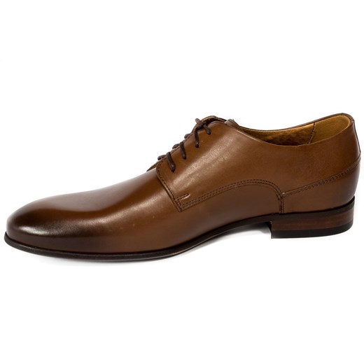 Buty eleganckie męskie brązowe Domeno